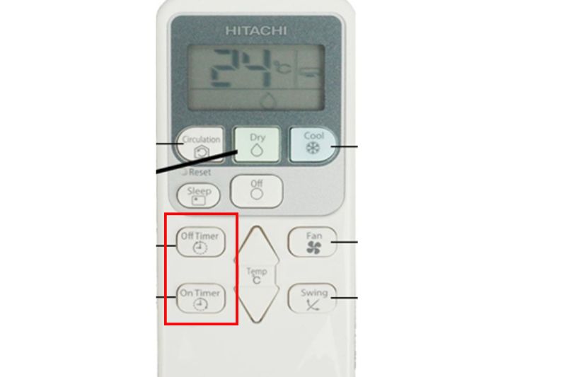 Hướng dẫn bật chế độ hẹn giờ trên máy lạnh Hitachi Hướng dẫn bật chế độ hẹn giờ trên máy lạnh Hitachi