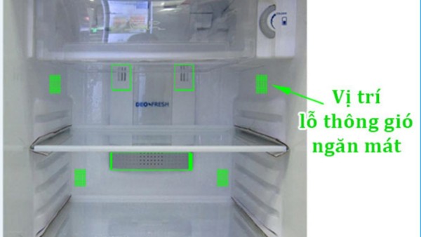 Ống thông gió tủ lạnh Toshiba bị tắc nghẽn Ống thông gió tủ lạnh Toshiba bị tắc nghẽn
