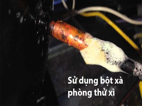 Sử dụng xà phòng để kiểm tra Sử dụng xà phòng để kiểm tra