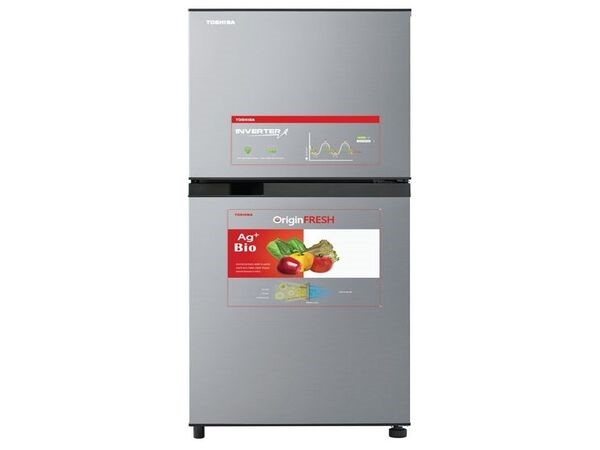 Tủ lạnh tiết kiệm điện giá dưới 5 triệu - Toshiba Inverter 180 lít GR-B22VP(SS) Tủ lạnh tiết kiệm điện giá dưới 5 triệu - Toshiba Inverter 180 lít GR-B22VP(SS)