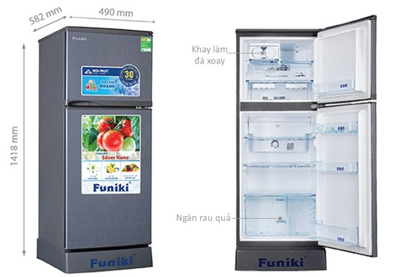 Không gian cần thiết để lắp đặt tủ lạnh 150 lít Không gian cần thiết để lắp đặt tủ lạnh 150 lít