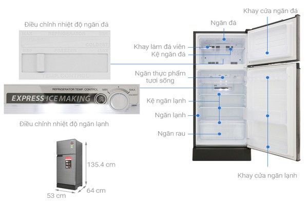 Tủ lạnh 150 lít phù hợp với gia đình bao nhiêu người? Tủ lạnh 150 lít phù hợp với gia đình bao nhiêu người?
