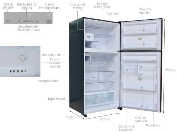 Câu hỏi thường gặp về kích thước tủ lạnh 300 lít