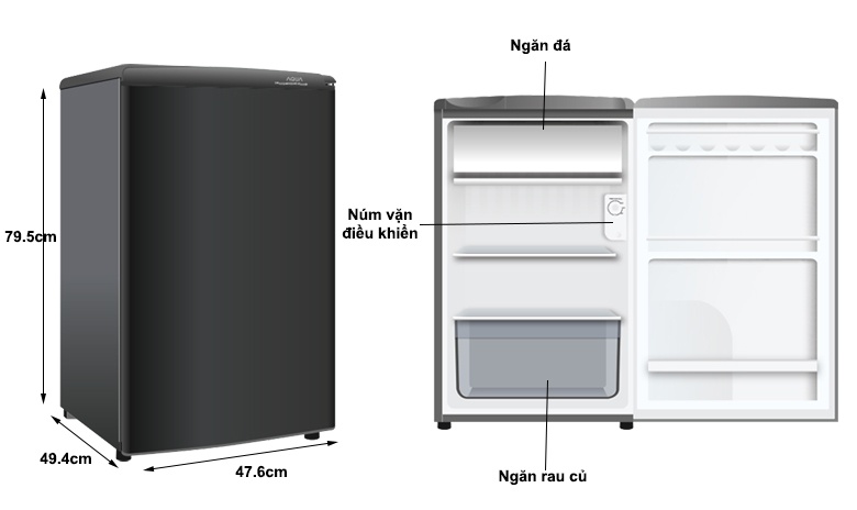 Aqua 90 lít AQR-D99FA(BS) Aqua 90 lít AQR-D99FA(BS)
