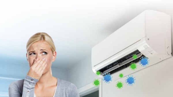Máy lạnh có mùi hôi khó chịu khi sử dụng