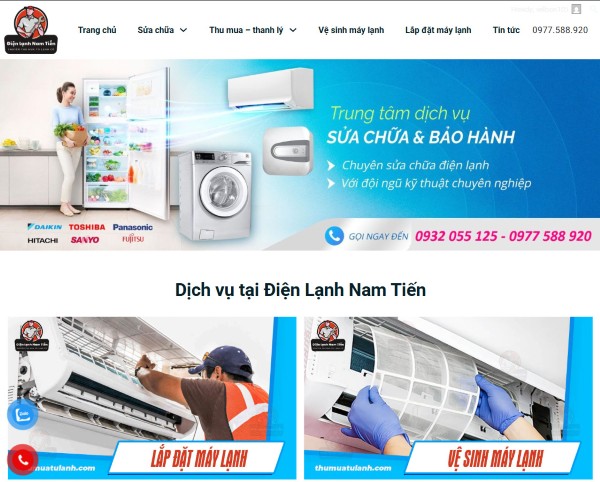 Điện lạnh Nam Tiến – trung tâm sửa chữa máy giặt uy tín chuyên nghiệp