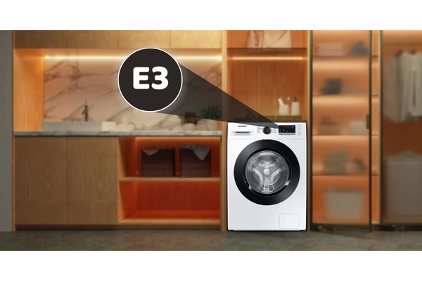 Dấu hiệu nhận biết máy giặt báo lỗi E3 Dấu hiệu nhận biết máy giặt báo lỗi E3
