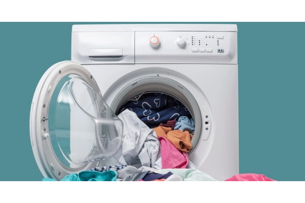 Không để máy giặt quá tải khi giặt Không để máy giặt quá tải khi giặt