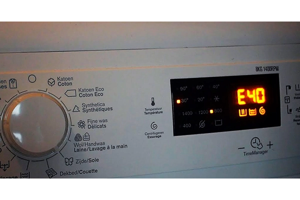 Lỗi E40 máy giặt Electrolux là gì? Lỗi E40 máy giặt Electrolux là gì?
