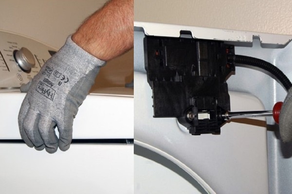 Thay mới công tắc cửa máy giặt bị hỏng